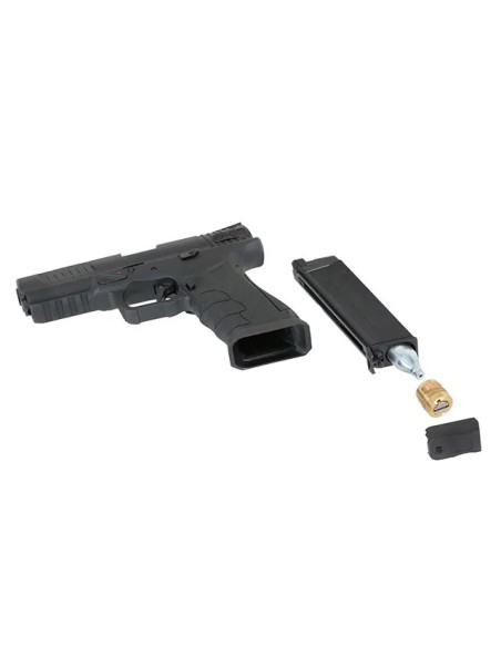 Pistola Shark APS Full Auto CO2  - Black/Tan
