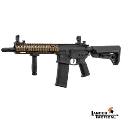 Lancer Tactical LT-18 MK18 NSR Negro-Bronze | Réplica Completa