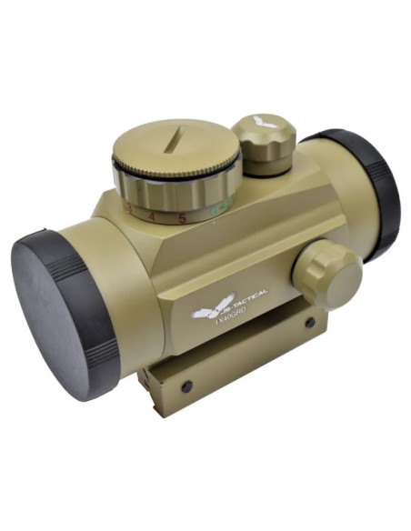 red-dot-40mm-pipe-tan-js-tactical-lateral-view