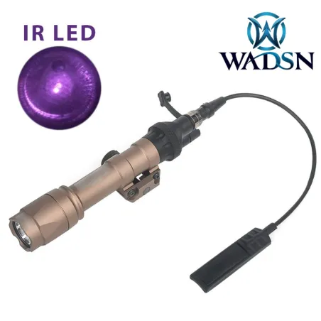 Linterna Scout M600C WADSN Tan con IR y Doble Interruptor
