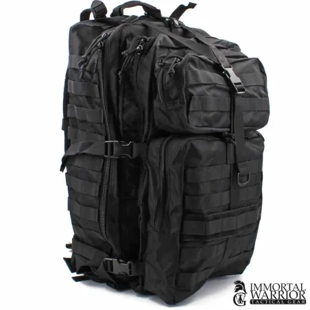 Mochila Grande Immortal Warrior 54L Negra | Táctica y Ergonómica