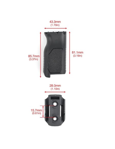 agarre-vertical-mp-m-lok-keymod-detalle-de-textura