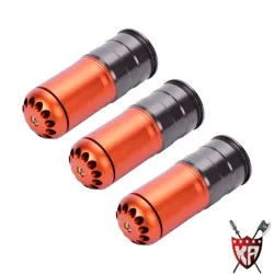Set de 3 Granadas de Gas 120 bolas-  Versión 3 - King Arms - AirsoftYecla.es