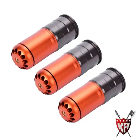 Set de 3 Granadas de Gas 120 bolas-  Versión 3 - King Arms - AirsoftYecla.es