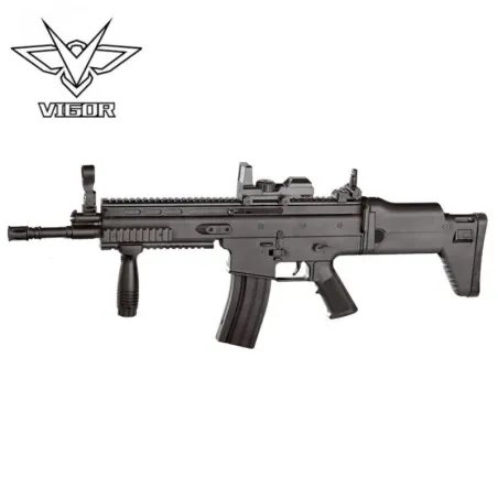 FUSIL SCAR L MUELLE 8902A - BLACK - AirSoftYecla.es