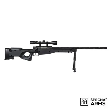FUSIL SPECNA ARMS SA-S11 EDGE L96 C/ VISOR Y BIPODE - NEGRO - AirsoftYecla.es