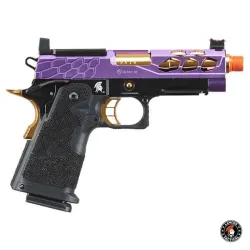 Pistola Airsoft Stryk Hi-Capa 4.3 Violeta y Dorada GBB