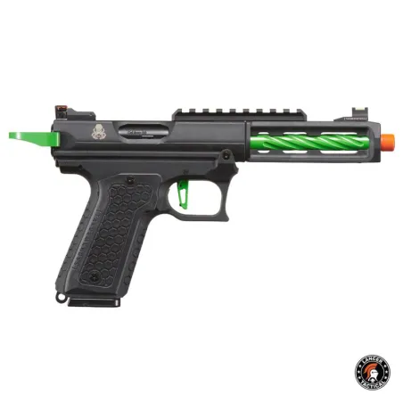 Pistola Airsoft CTHULHU GBB Negra/Verde | Lancer Tactical
