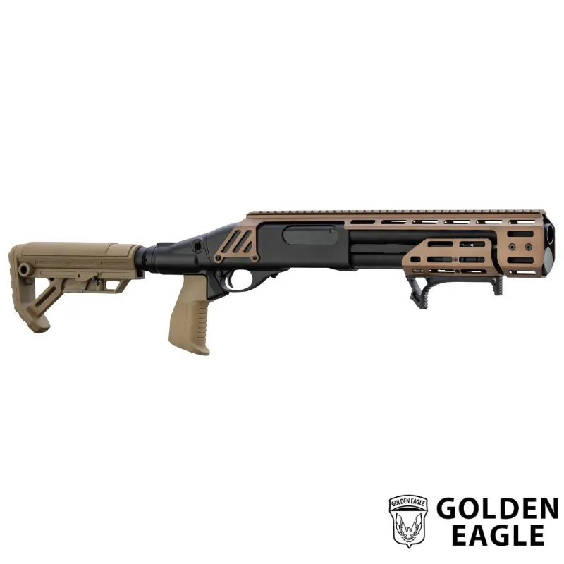 Escopeta Airsoft DOOMSDAY Tan GBB – Golden Eagle