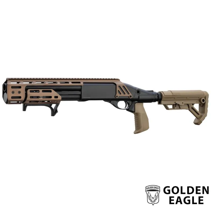 Escopeta Airsoft DOOMSDAY Tan GBB – Golden Eagle