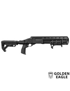 escopeta-airsoft-gbb-at-8905-doomsday-tan-golden-eagle-detalle-cañón 2