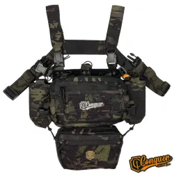 Conquer Titan Chest Rig MCBK | Modular, Robusto y Completo
