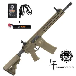 Pack Completo Réplica AEG Shogun Gure Tan con bateria y cargador Lipo