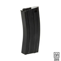 Cargador Specna Arms M4 120RDS | Mid-Cap Metálico Negro