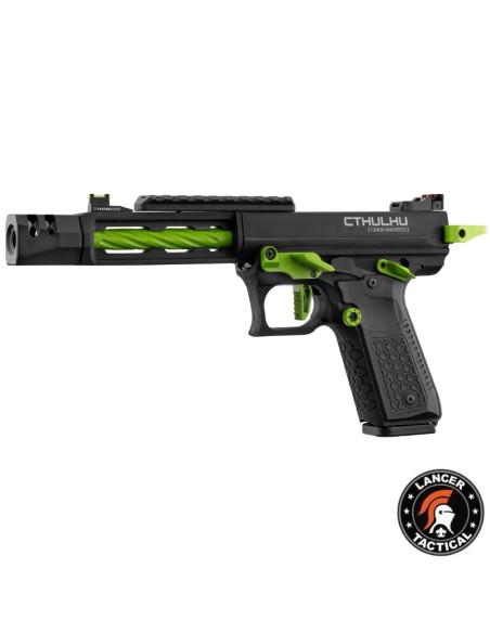 pistola-airsoft-gbb-cthulhu-lancer-tactical-negra-verde-detalle-mira