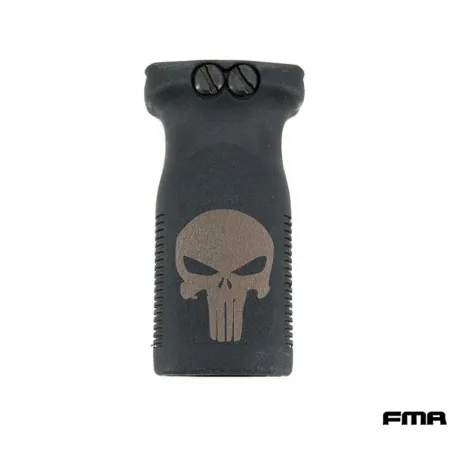 Grip FMA FVG Punisher Negro | Estilo y Control | AirsoftYecla