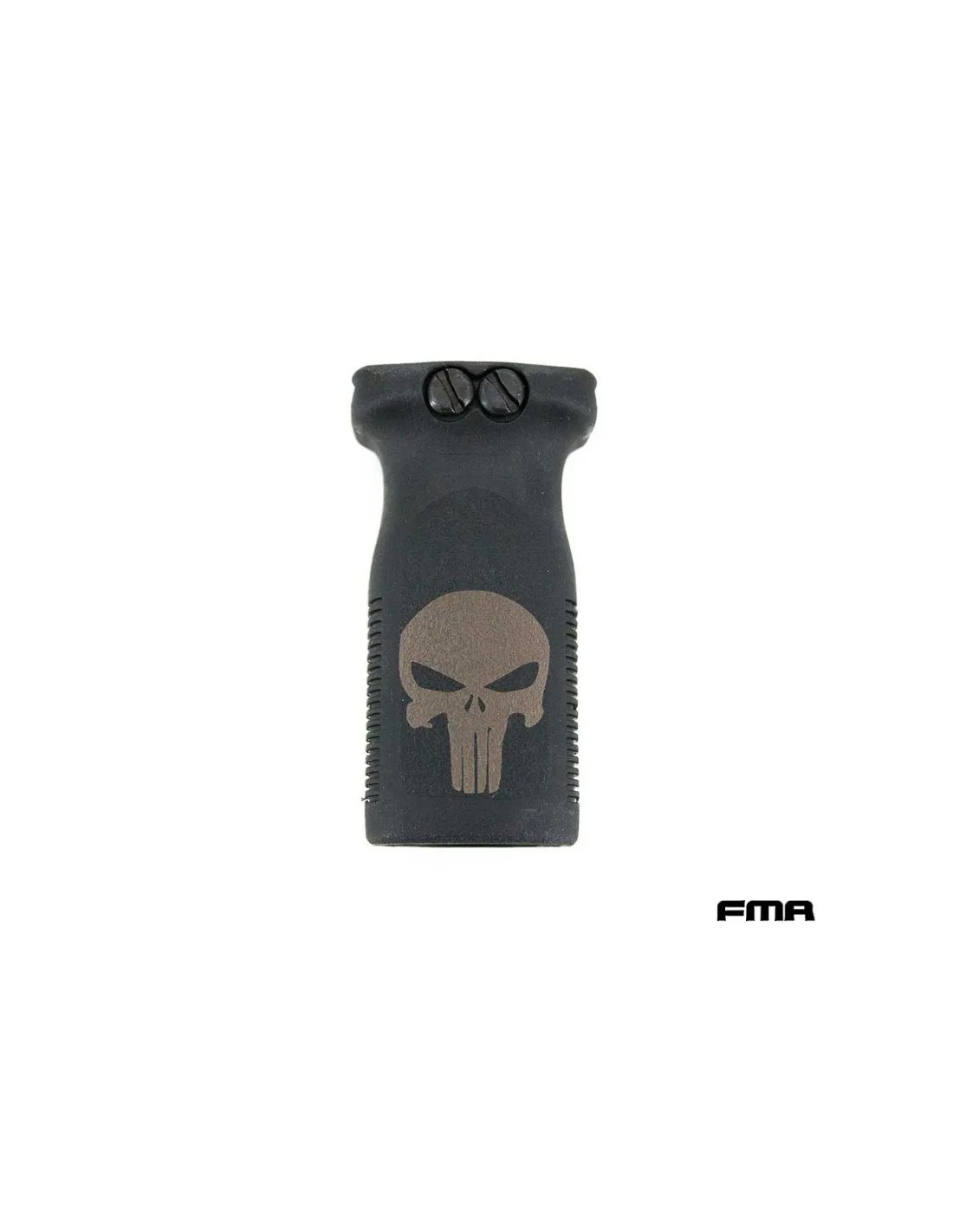 EMPUÑADURA M4 AK SCAR perfil delgado polímero grabado calavera Punisher antideslizante anclaje y tornillos incluidos