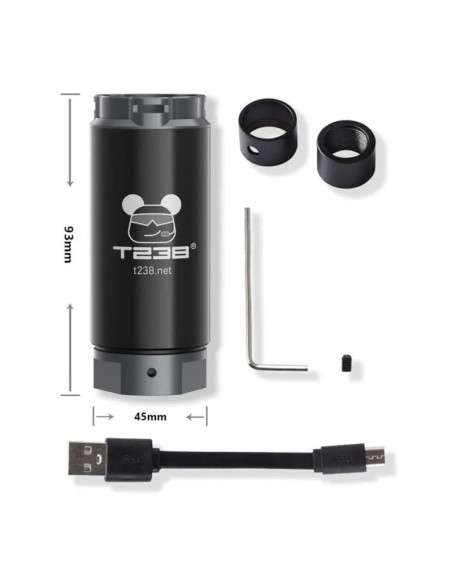 silenciador-trazador-t238-spitfire-negro-en-accion