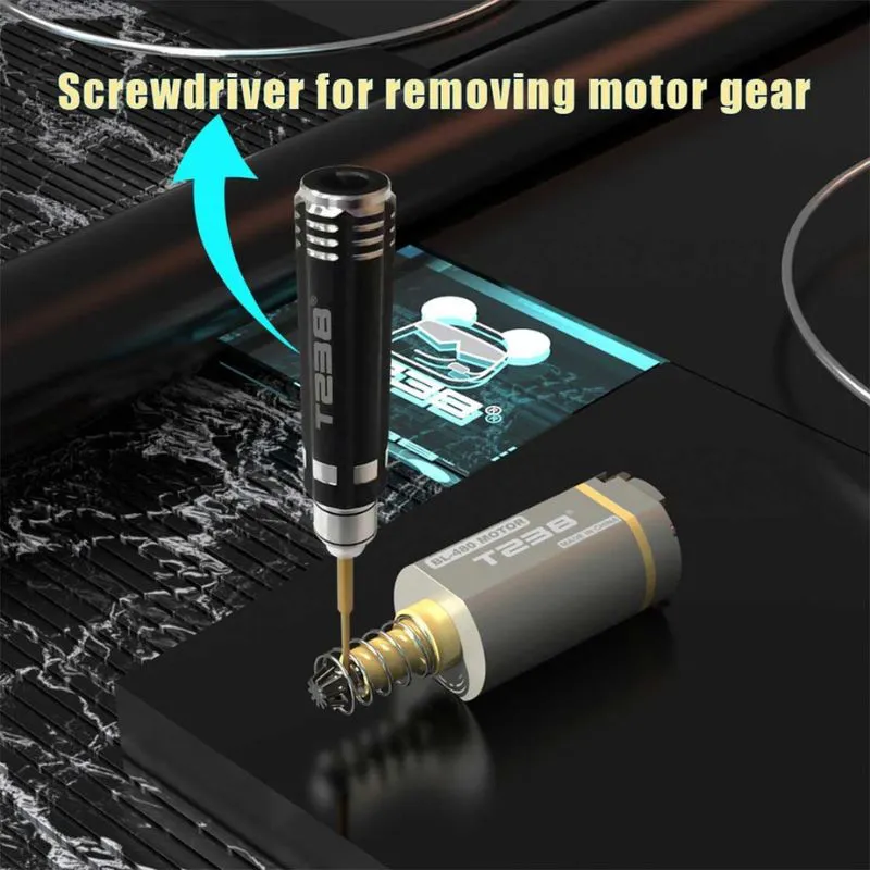 Motor Brushless T238 48000 Long Plata 380W | AirsoftYecla