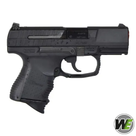 Pistola WE 99 Compact Black GBB Gas Blowback | AirsoftYecla