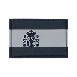 Parche España Goma BK con Velcro PVC 75x50