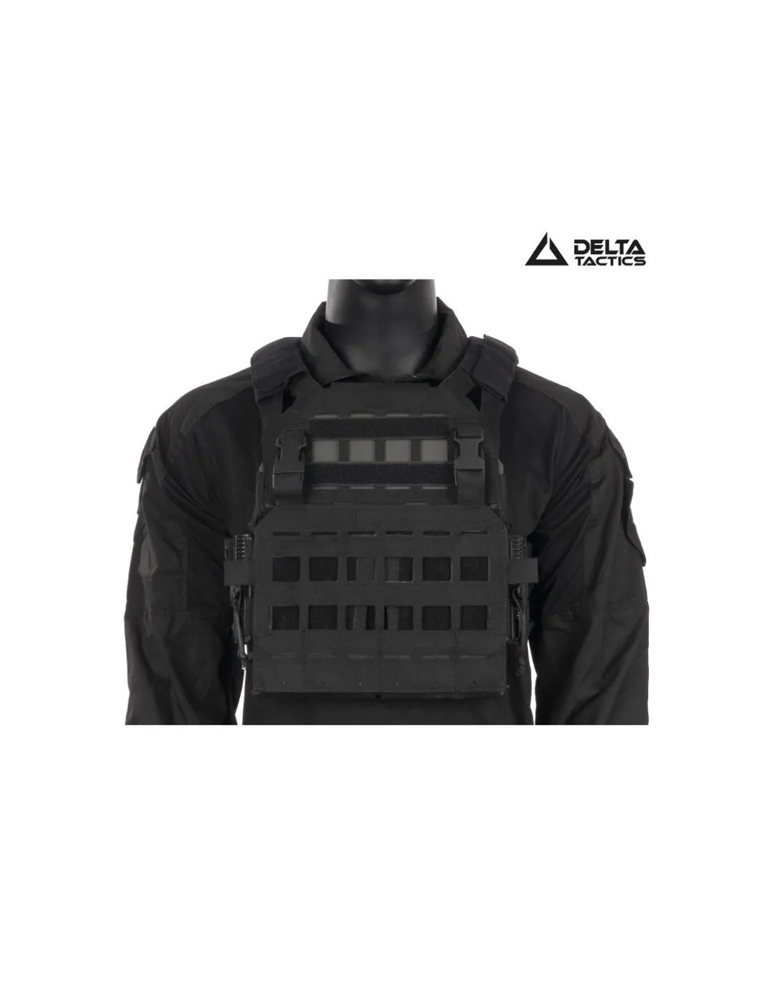 Chaleco portaplacas MK3 con MOLLE corte láser y faja de liberación rápida