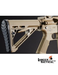 replica-aeg-l119a2-lancer-tactical-gen4-full-metal-tan-vista-frontal 2