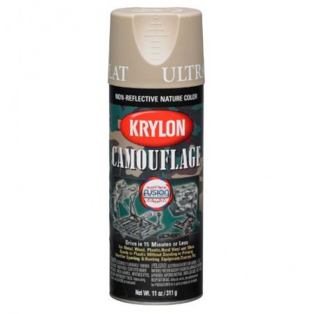 KRYLON CAMOUFLAGE PAINT WITH FUSION TECHNOLOGY (SAND)