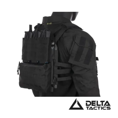 Backpanel Black Delta Tactics | Panel Táctico Modular