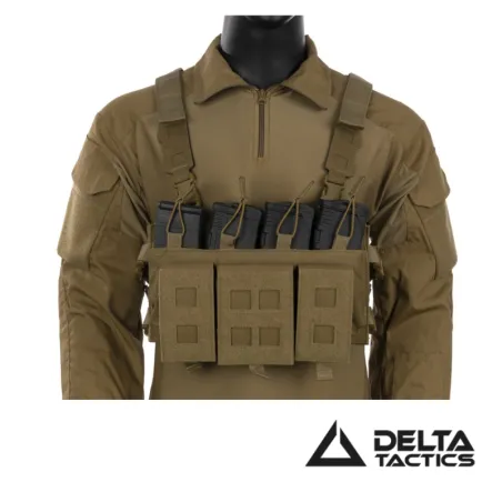 Chest Rig MK2 Coyote | Delta Tactics Modular y Táctico