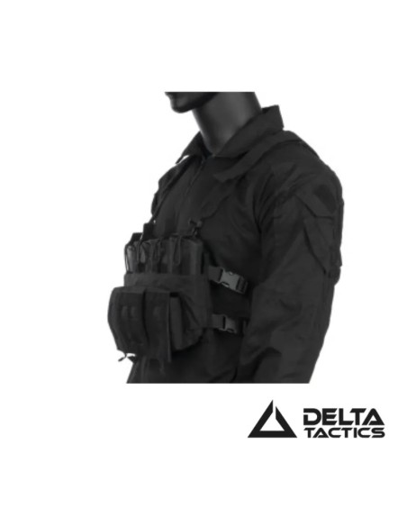 Chest Rig MK2 Negro | Delta Tactics Táctico y Modular