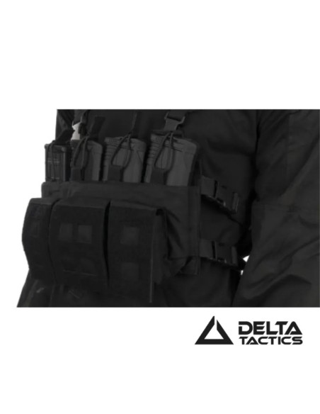 Chest Rig MK2 Negro | Delta Tactics Táctico y Modular