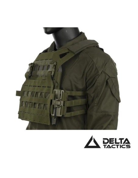 Plate Carrier Force MK3 OD Delta Tactics | AirsoftYecla