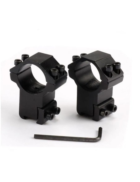 Montura 11mm para Visor 25.4mm Aluminio | AirsoftYecla
