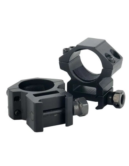 Montura 20mm para Visor 25.4mm Aluminio | AirsoftYecla