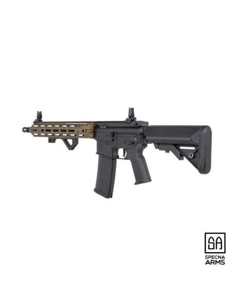 FUSIL SPECNA ARMS PRIME SA-P28 ASTER II 12,5” BRUSHLESS - NEGRA / BRONCE - AirsoftYecla.es