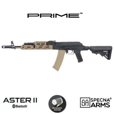 Fusil Specna Arms SA-PJ22 Kruk Prime Aster II Tan | Airsoft Yecla