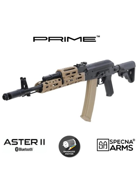 Fusil Specna Arms SA-PJ22 Kruk Prime Aster II Tan | Airsoft Yecla
