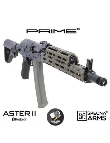 Fusil Specna Arms SA-PJ20 Kruk Prime Aster II Olive | Airsoft Yecla