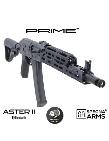 Fusil Specna Arms SA-PJ18 Kruk Prime Aster II Negro | Airsoft Yecla