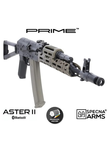 Fusil Specna Arms SA-PJ17 Kruk Prime Aster II Olive | Airsoft Yecla