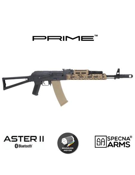 Fusil Specna Arms SA-PJ16 Kruk Prime Aster II Tan | Airsoft Yecla