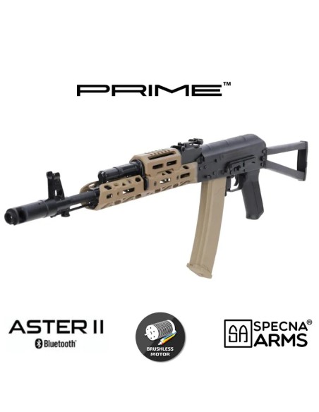 Fusil Specna Arms SA-PJ16 Kruk Prime Aster II Tan | Airsoft Yecla