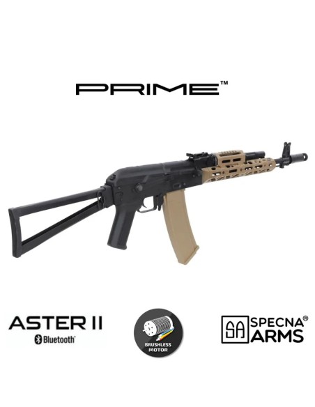 Fusil Specna Arms SA-PJ16 Kruk Prime Aster II Tan | Airsoft Yecla