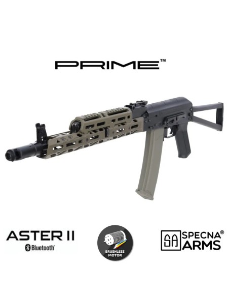 Fusil Specna Arms SA-PJ14 Kruk Prime Aster II Olive | Airsoft Yecla