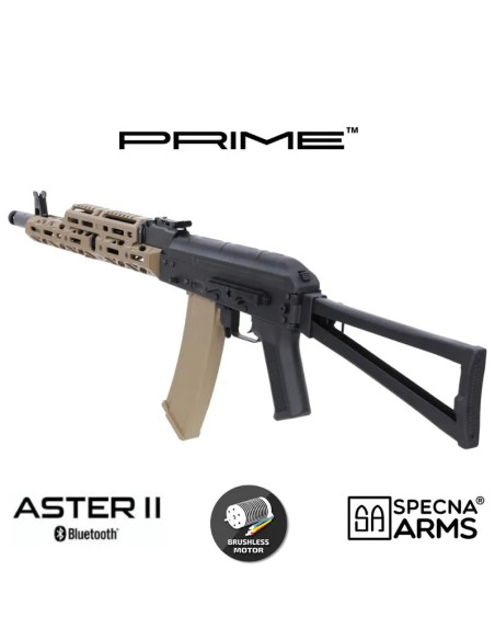 Fusil Specna Arms SA-PJ13 Kruk Prime Aster II Tan | Airsoft Yecla