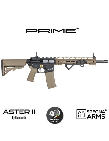 Fusil Specna Arms RRA SA-P14 Prime Aster II Tan | Airsoft Yecla