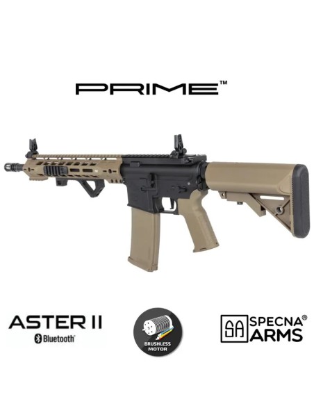 Fusil Specna Arms RRA SA-P14 Prime Aster II Tan | Airsoft Yecla