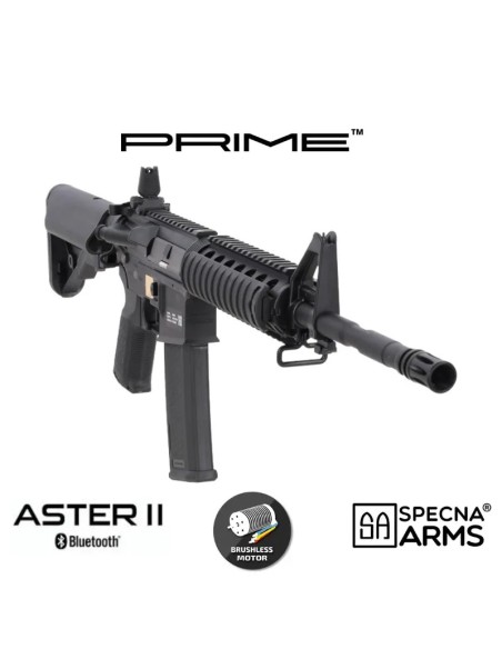 Fusil Specna Arms RRA SA-P03 Prime Aster II Negro | Airsoft Yecla
