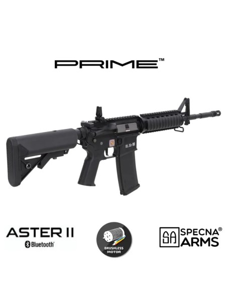 Fusil Specna Arms RRA SA-P03 Prime Aster II Negro | Airsoft Yecla
